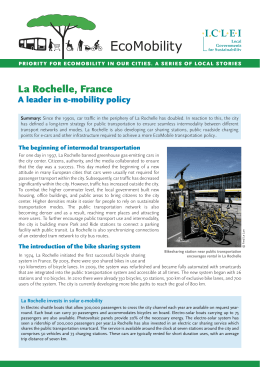 La Rochelle, France: A leader in e-mobility policy