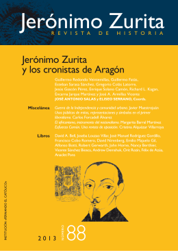 Revista de Historia Jerónimo Zurita, 88 (2013)