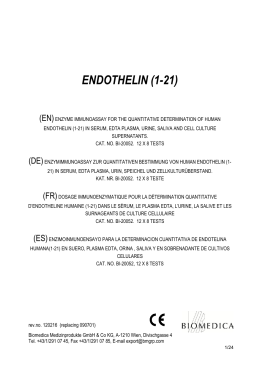 ENDOTHELIN (1-21)