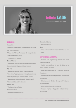 leticia LAGE - estudio l`ange