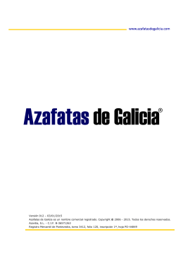 dossier comercial - Azafatas de Galicia