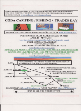 CODA CAMPING / FISmNG / TRADES DAY