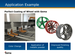 Case Study Automotive: Wheels Application Example