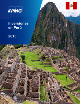 Inversiones en Perú 2015