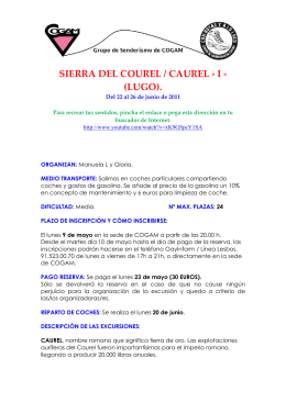 SIERRA DEL COUREL / CAUREL - I - (LUGO).