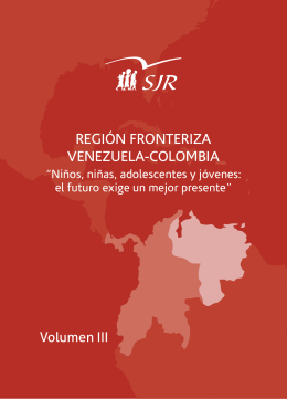 REGIÓN FRONTERIZA VENEZUELA-COLOMBIA