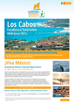 Los Cabos Los Cabos - National Association of Realtors