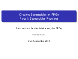 Circuitos Secuenciales en FPGA Parte I