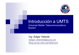 Introduccion a UMTS - departamento.pucp.edu.pe