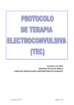 protocolo de terapia electroconvulsiva (tec)