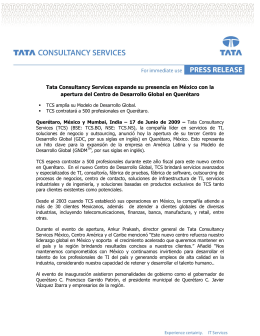Tata Consultancy Services robustece su presencia en