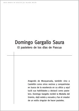 Domingo Gargallo Saura