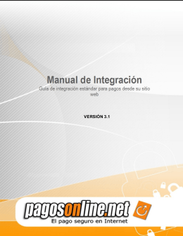 Manual de Integración tradiciona Pagos Online.net