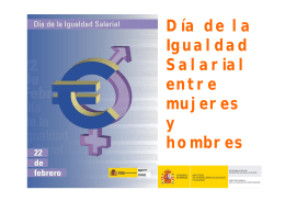 Día de la Igualdad Salarial entre mujeres y hombres