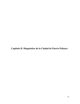 Capítulo II. Diagnóstico de la Ciudad de Puerto Peñasco