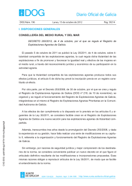 Decreto 200/2012 - Medio Rural