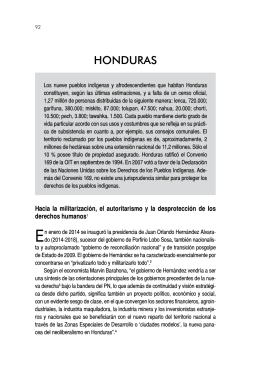 Descargue el artículo del anuario 2015 sobre Honduras para