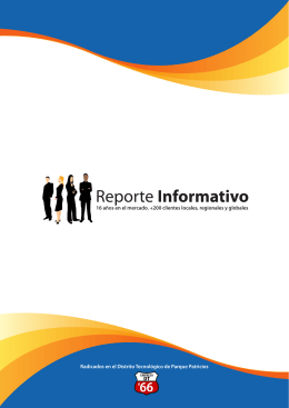 Descargar Brochure - Reporte Informativo
