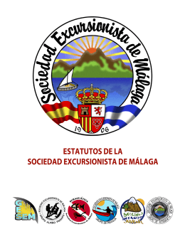 Estatutos SEM vigentes - Sociedad Excursionista de Málaga