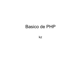 Basico de PHP - Blog de la U.T.P.