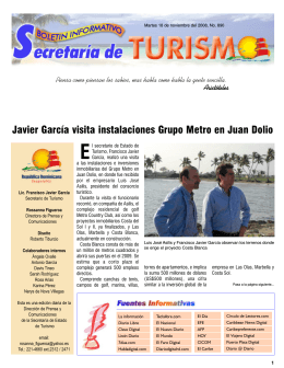 Boletín Informativo 18/11/2008