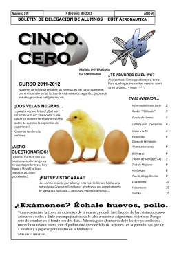 CINCO. CERO - Universidad Politécnica de Madrid