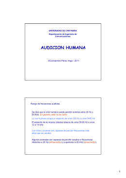 AUDICION HUMANA - Universidad de Cantabria