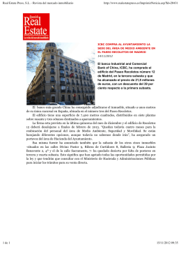Real Estate Press, S.L. - Revista del mercado - i