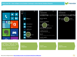 Nokia Lumia 520 - Configurar correo Outlook o
