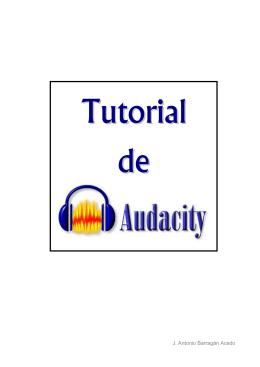 Edicion de sonido con Audacity