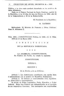 Constitución 1908