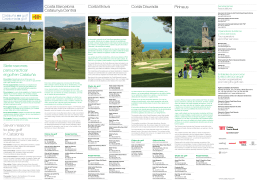 Siete razones para practicar el golf en Cataluña Seven reasons to