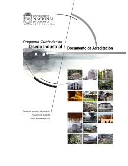 Diseño Industrial - Sede Palmira - Universidad Nacional de Colombia