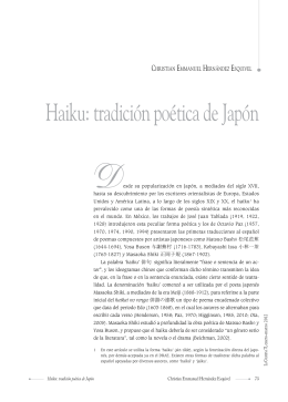 Haiku: tradición poética de Japón