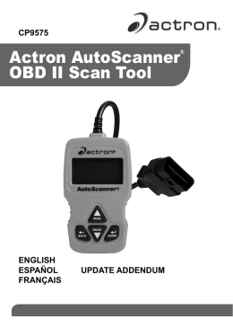 Actron AutoScanner® OBD II Scan Tool