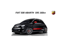 FIAT 500 ABARTH 595 160cv