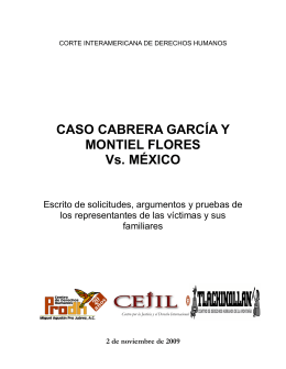CASO CABRERA GARCÍA Y MONTIEL FLORES Vs. MÉXICO