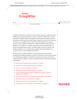 GroupWise®