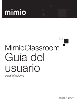 MimioClassroom User Guide