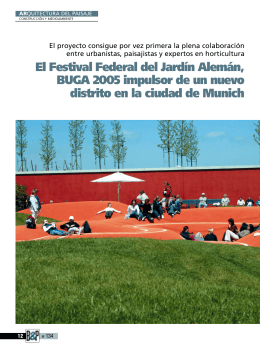 El Festival Federal del Jardín Alemán, BUGA 2005
