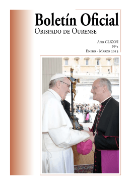 Boletín Oficial del Obispado de Ourense