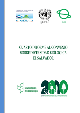 El Salvador (Spanish version) - Convention on Biological Diversity