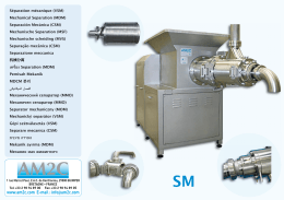 AM2C.SM Mechanical Separation