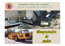 compactacion de suelos - Escuela de ingenieria en construcción