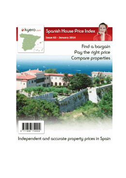 Kyero.com Spanish House Price Index