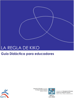La Regla de Kiko. Guía Didáctica para educadores