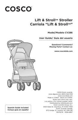 Lift & StrollTM Stroller Carriola “Lift & StrollTM”
