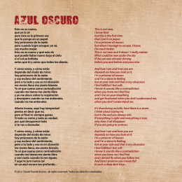 AZUL OSCURO - Daniel Puente Encina