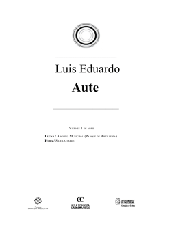 Luis Eduardo Aute - Patronato Carmen Conde