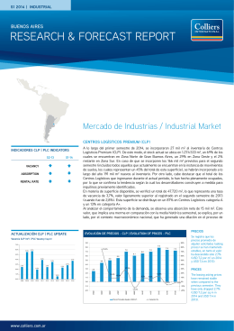 Reporte de Mercado - Industrias S1 2014